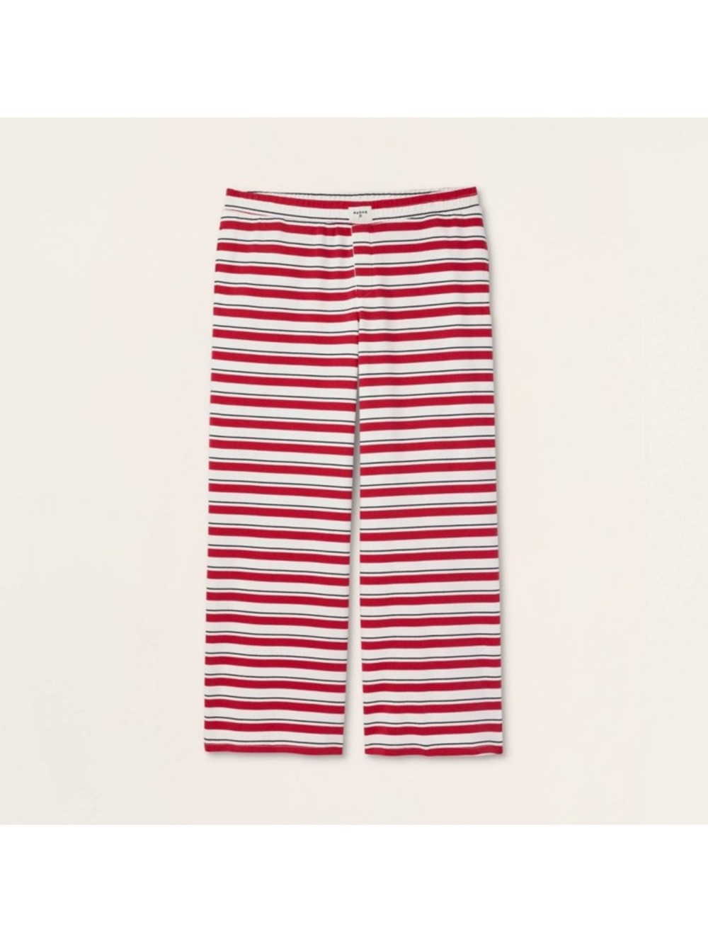 NWT! Women’s High Rise Boxer Knit Pants - Parke x Target Red/Navy Striped XXL